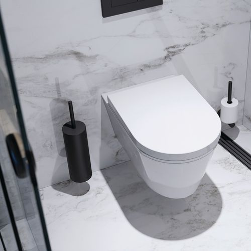 Toilet Brush + Holder Wall Mounted