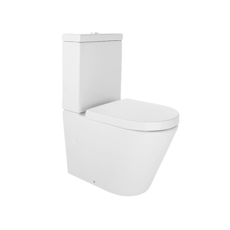 Vivo Toilet Suite with Thick Seat Gloss White