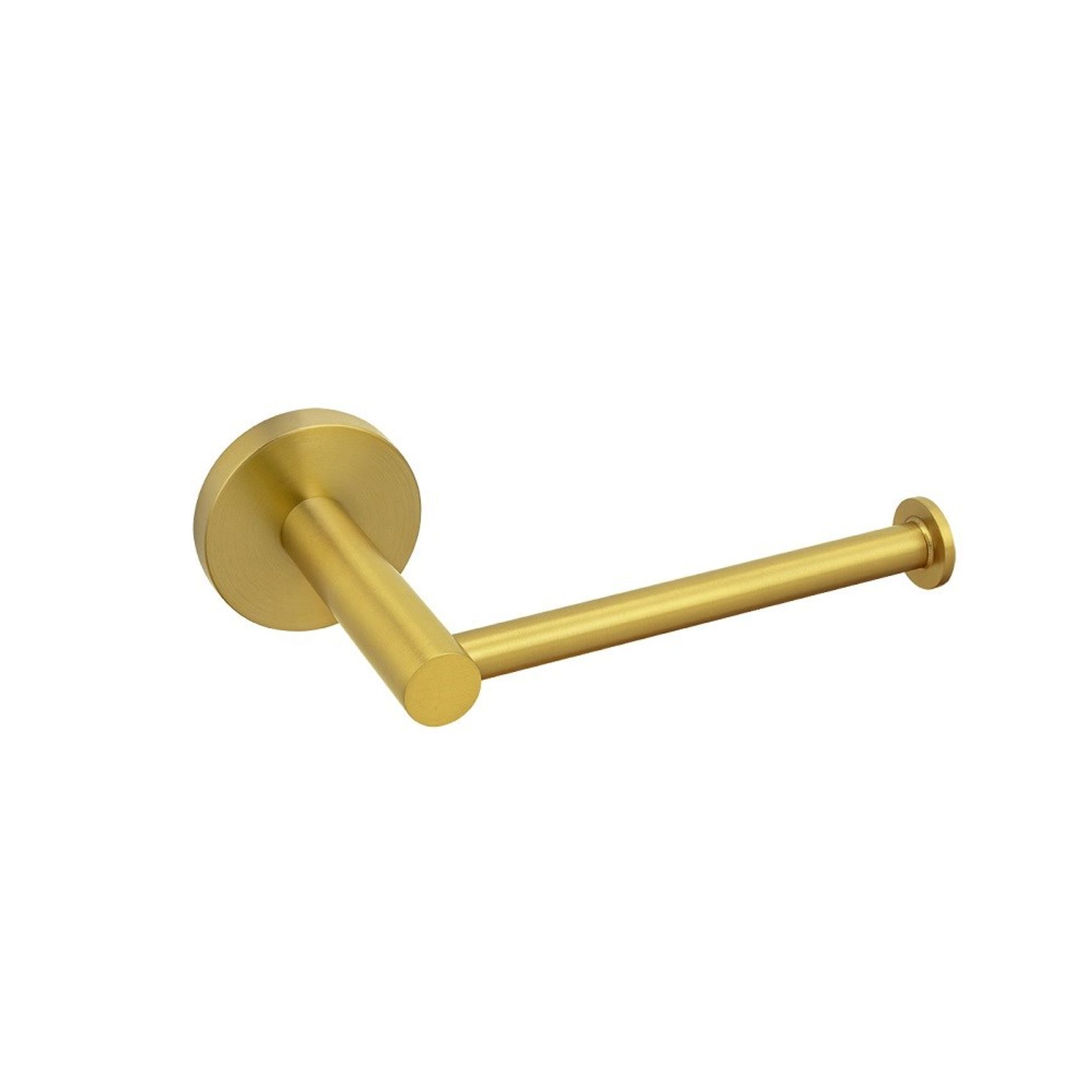 Lucid Pin Toilet Roll Holder Brushed Brass