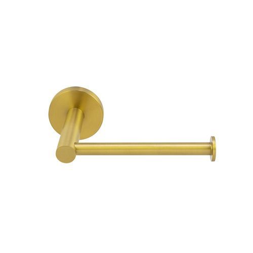 Lucid Pin Toilet Roll Holder Brushed Brass