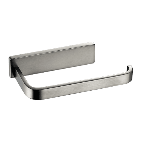Cubic Toilet Roll Holder Brushed Nickel