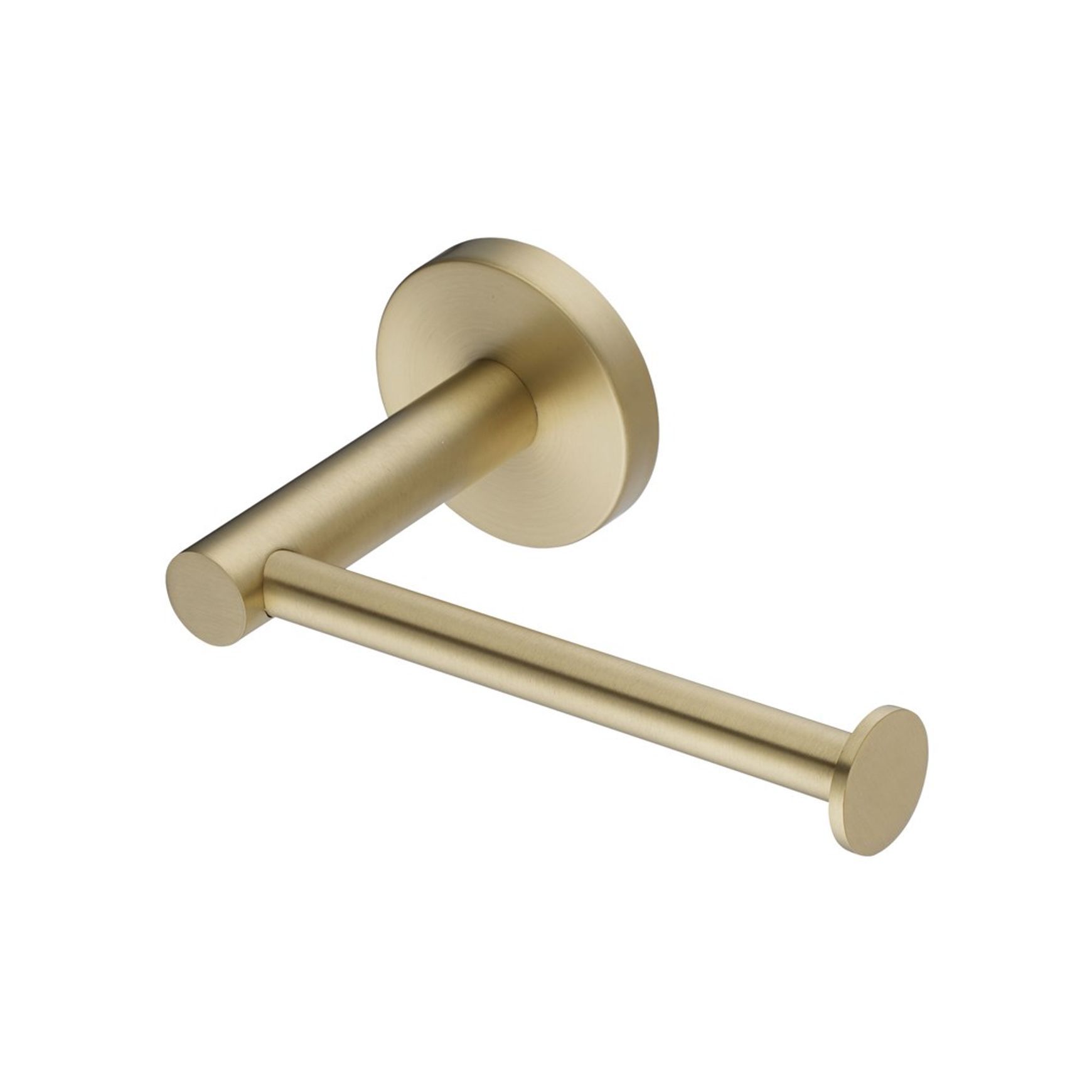 Lucid Pin Toilet Paper Holder Light Brushed Brass