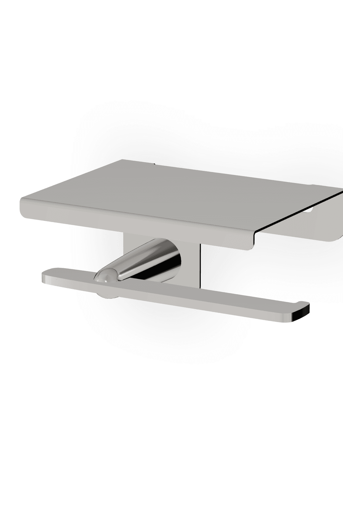 Veloce Toilet Paper Holder With Shelf