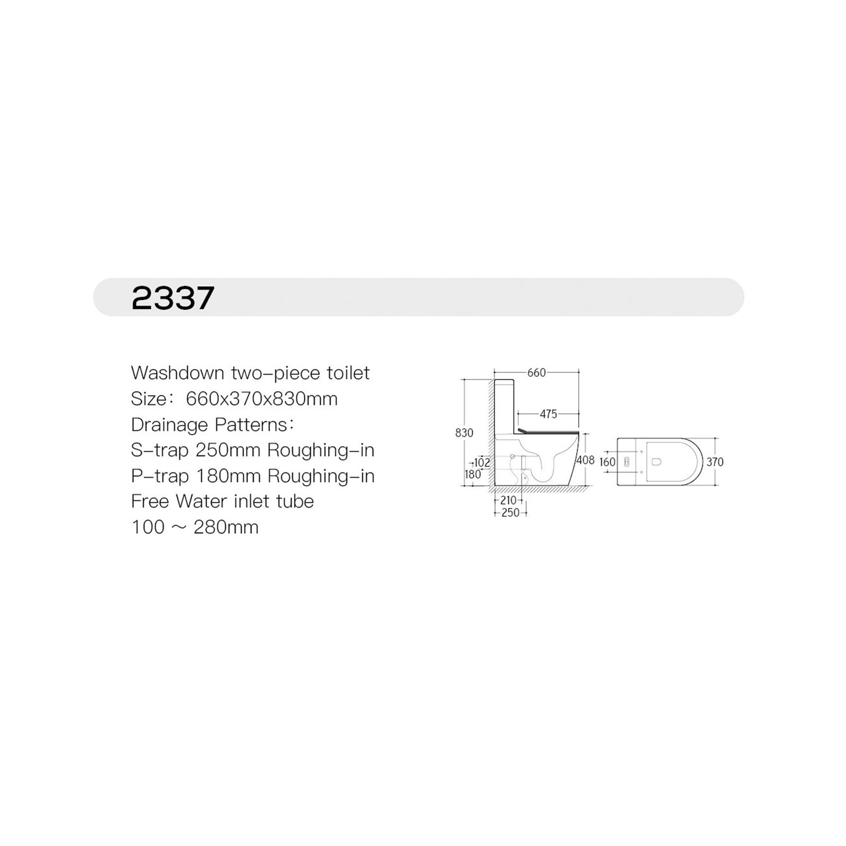 Unika Provenza 2 PC Gloss Toilet