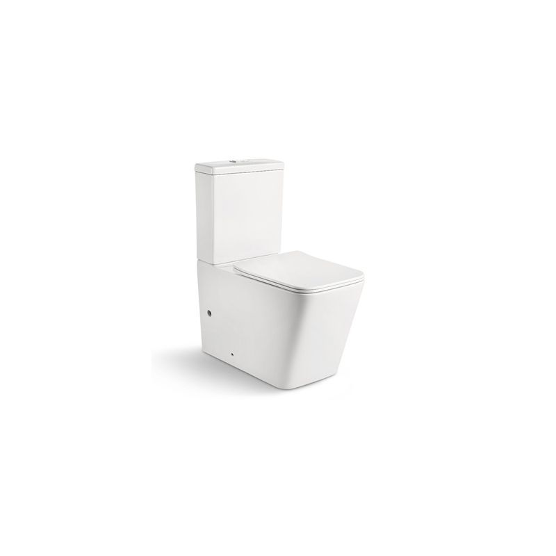 Unika Napoli Square 2 PC Gloss Toilet