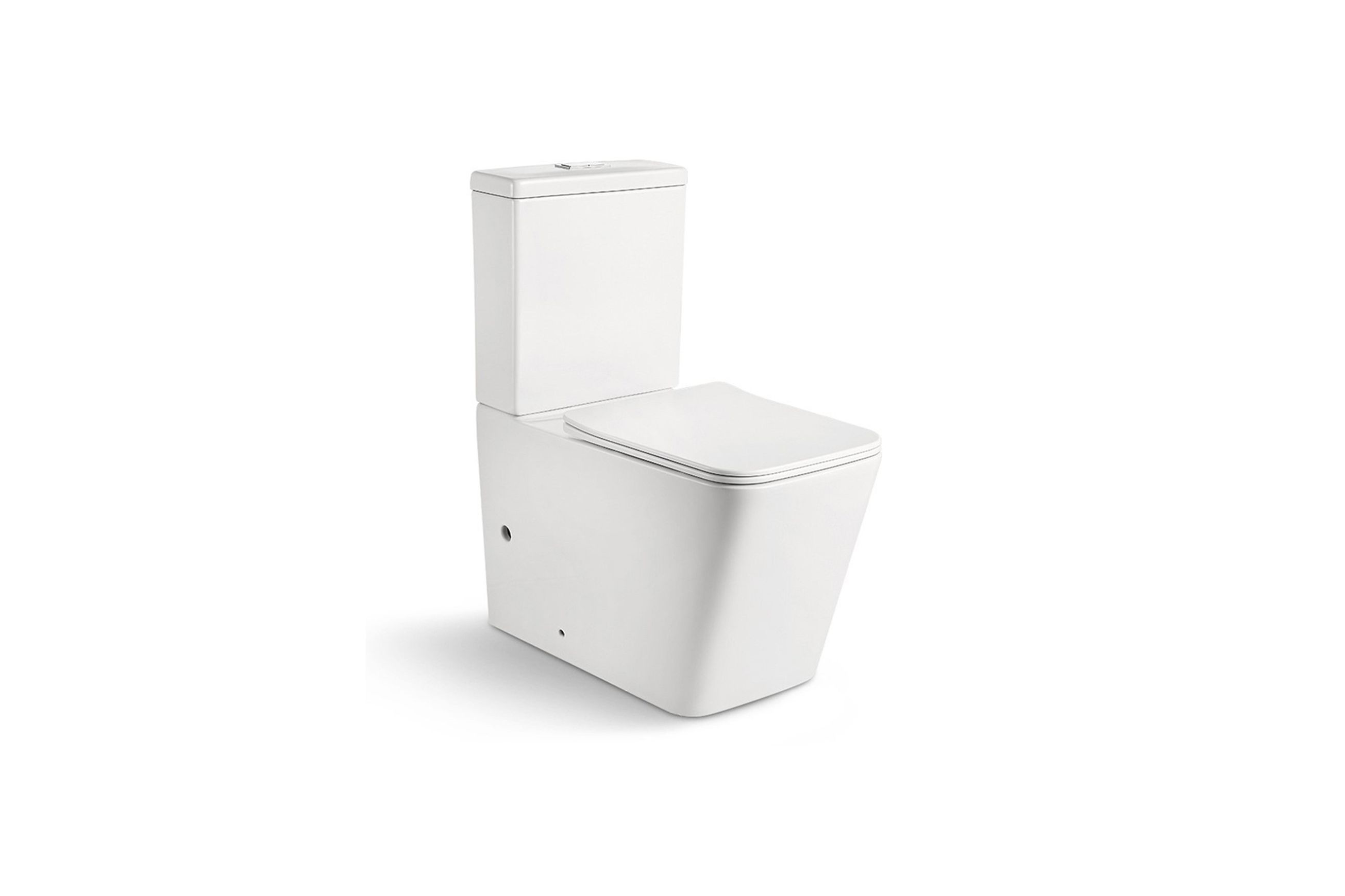 Unika Napoli Square 2 PC Gloss Toilet