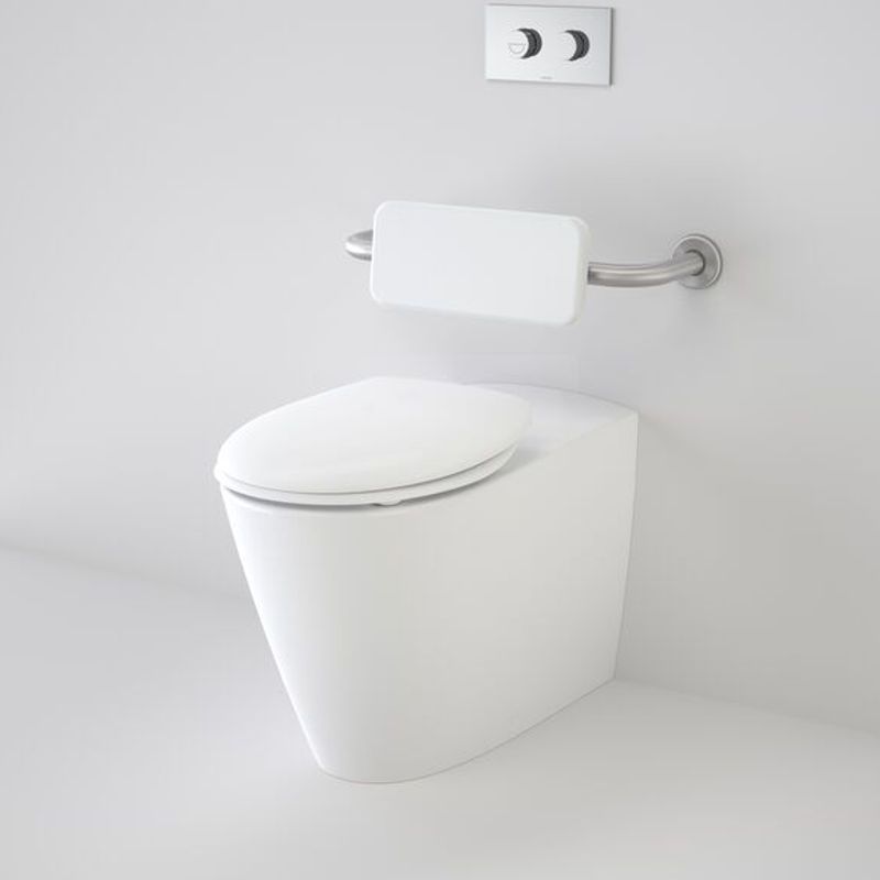 Care 705 Cleanflush Invisi Suite Carvelle Double Flap Seat White Backrest GermGard®