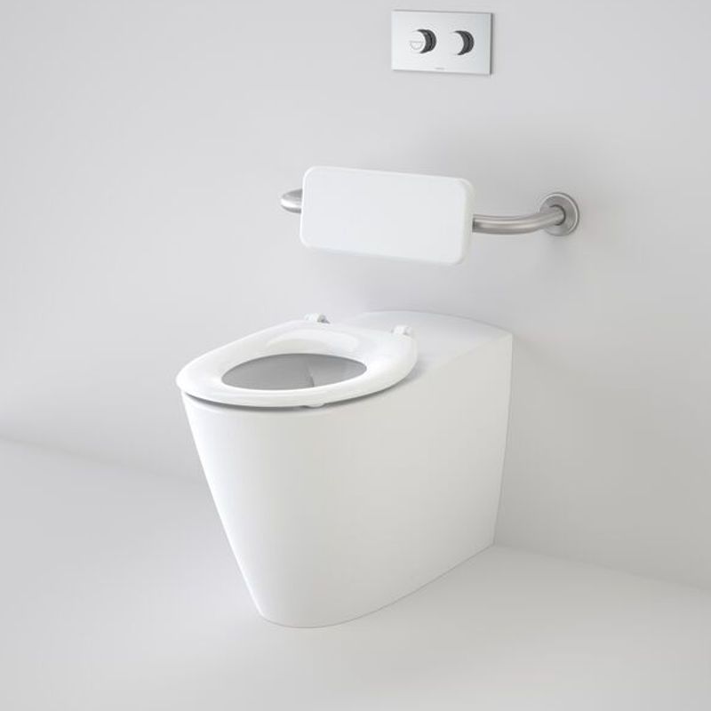 Care 705 Cleanflush Invisi Series II® Suite Carvelle Single Flap Seat White Backrest GermGard®