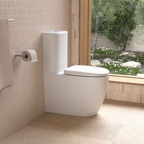 Contura II Cleanflush® Wall Faced Close Coupled BI Suite | Matte White