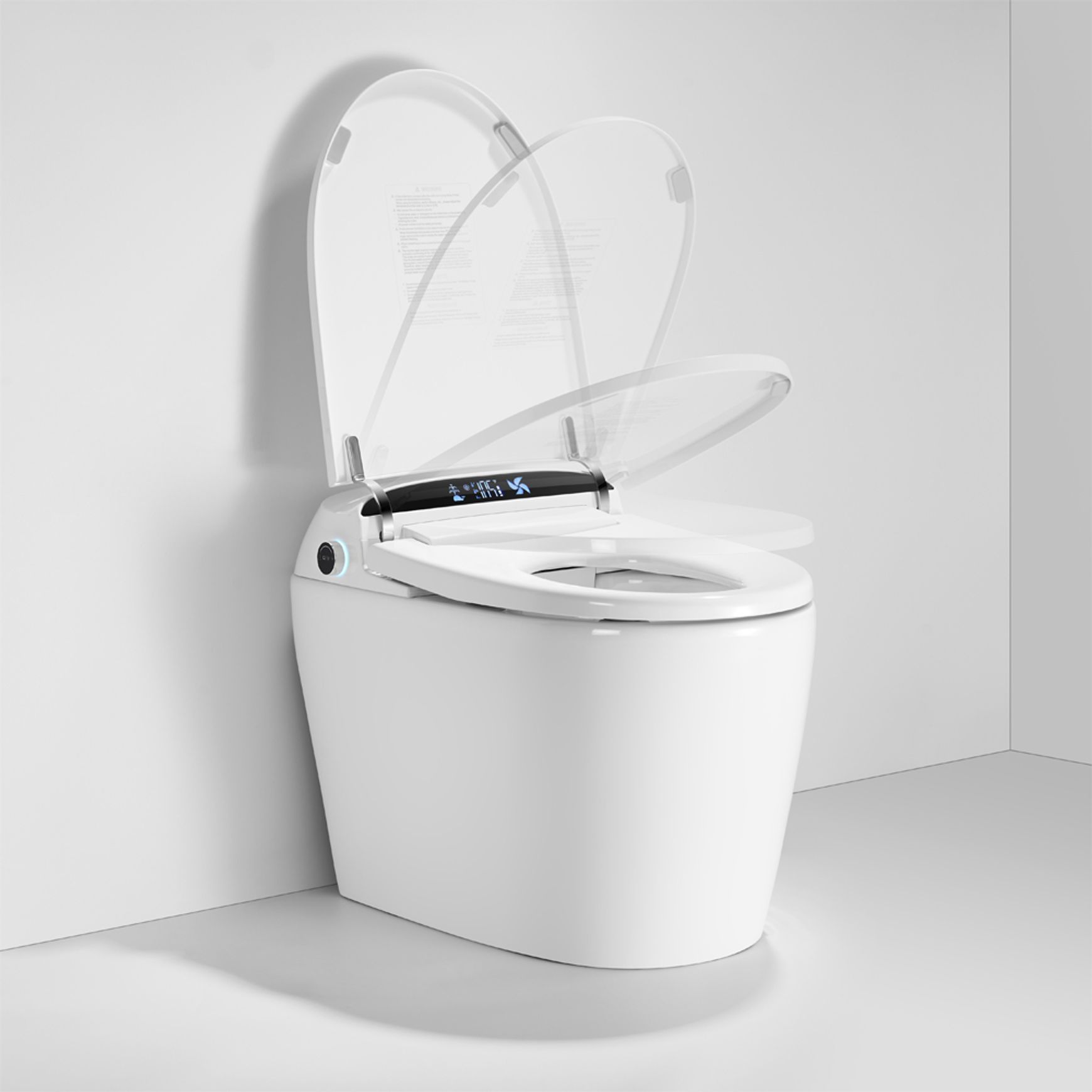 Smart Toilet White Free Arrangement