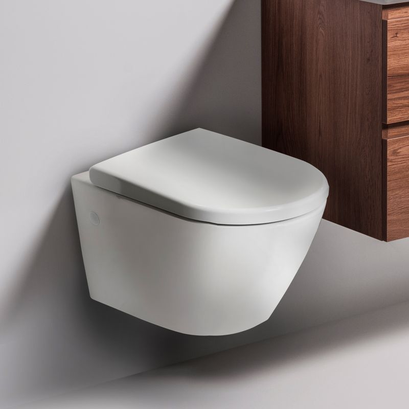 Rest Rimless Wall-Hung Toilet Suite