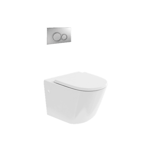 Sphere Easy Height Rimless Wall-Hung Toilet Suite