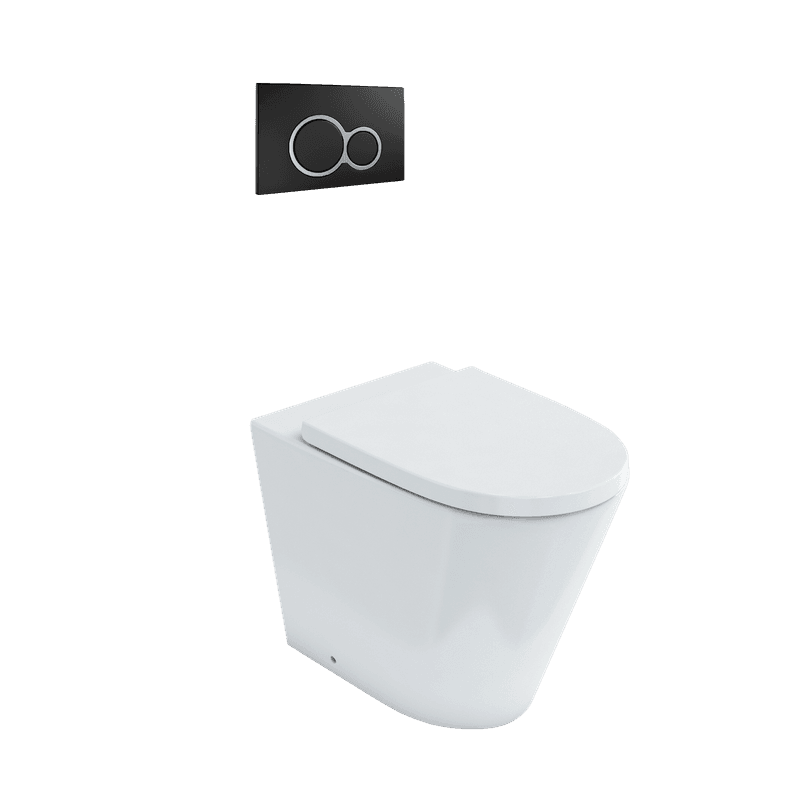 Sphere Easy Height Rimless Wall-Faced Toilet Suite