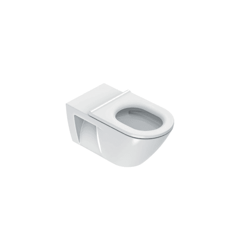 Sfera 70 Rimless Wall Hung Toilet With White Seat Ring