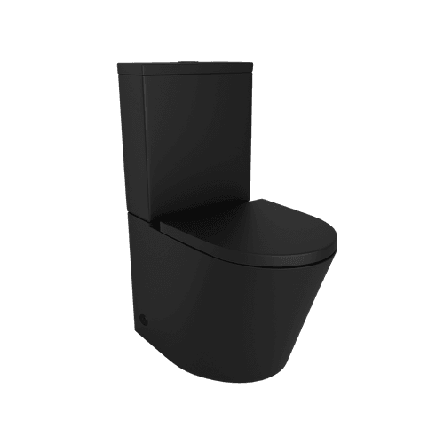 Vivo Toilet Suite Thick Seat Matte Black