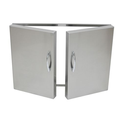 Grandfire Built In Additions - Stainless Steel Double Doors