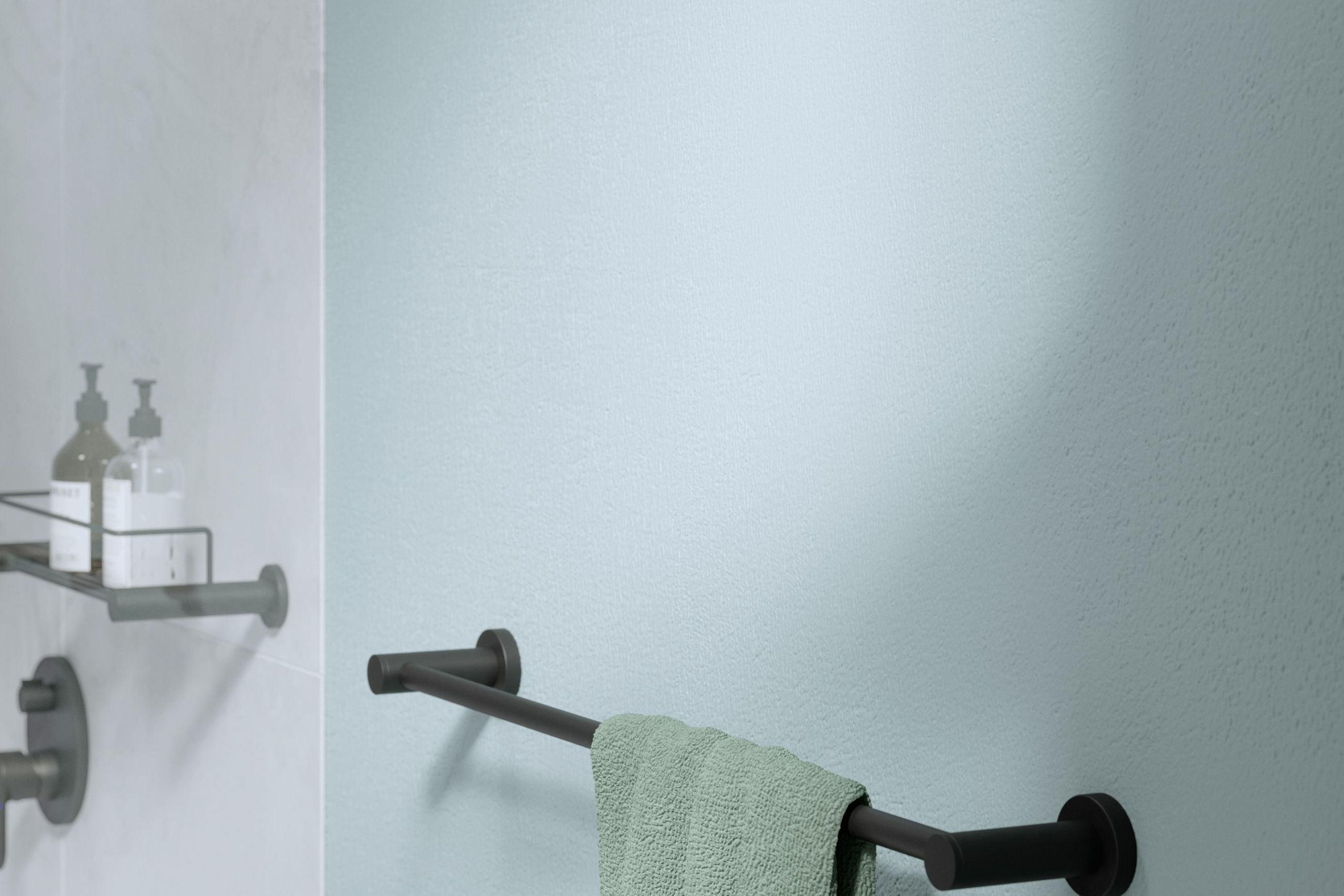 Single Towel Rail 650mm - 4600 Series Number 4672