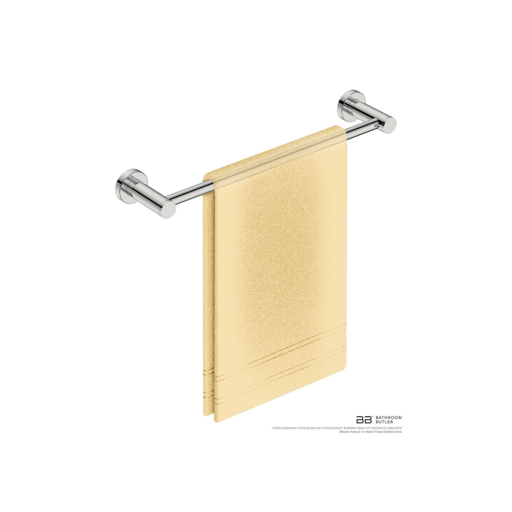 Single Towel Rail 430mm - 4600 Series Number 4670