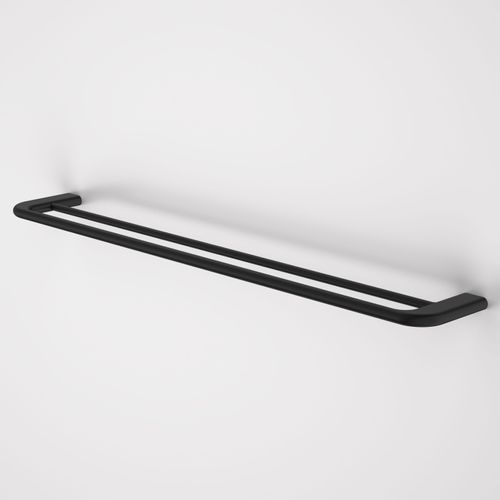Contura II 820mm Double Towel Rail  | Matte Black