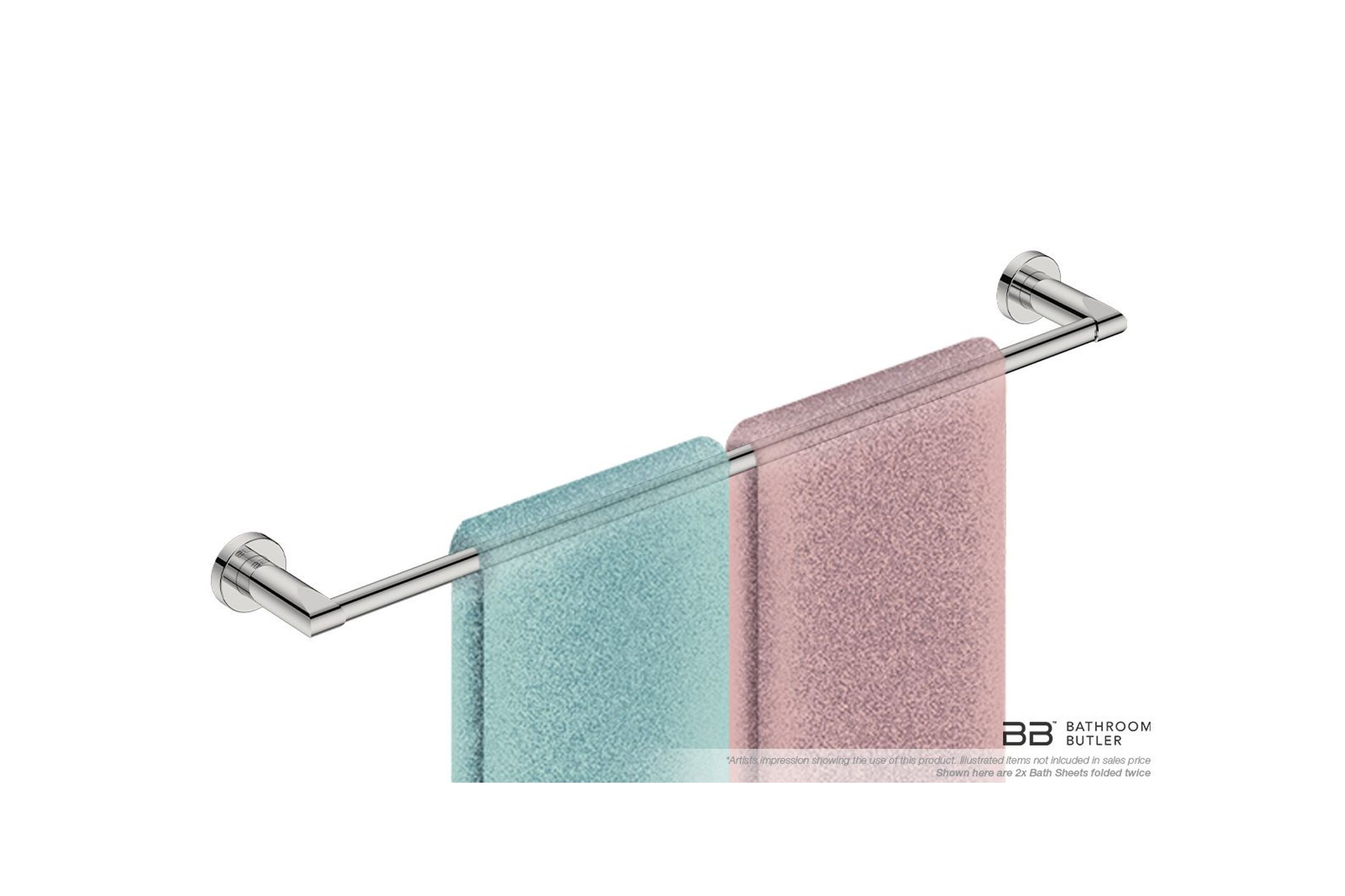 Single Towel Rail 650mm - 8200 Series Number 8272