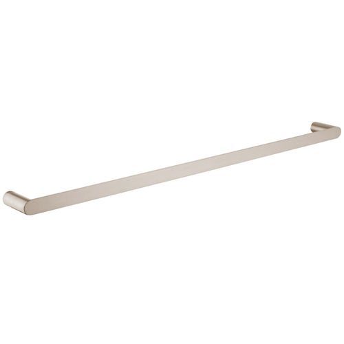 Rushy Single Towel Rail 800mm Brushed Nickel