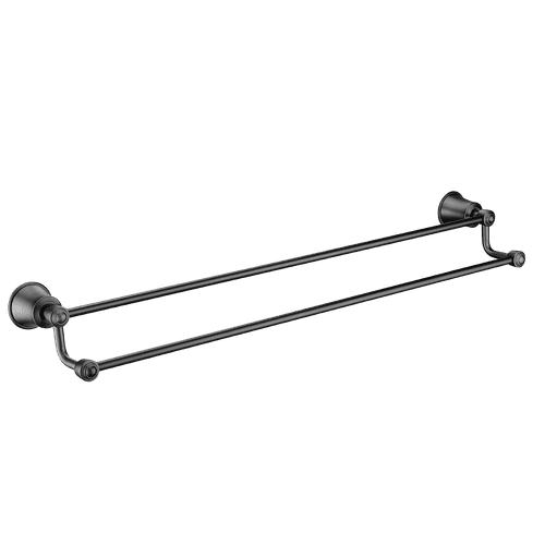 Liberty Double Towel Rail 650 x 112mm Aged Iron