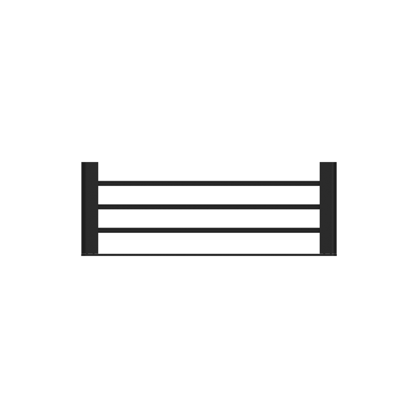 Bianca Towel Rack | Matte Black