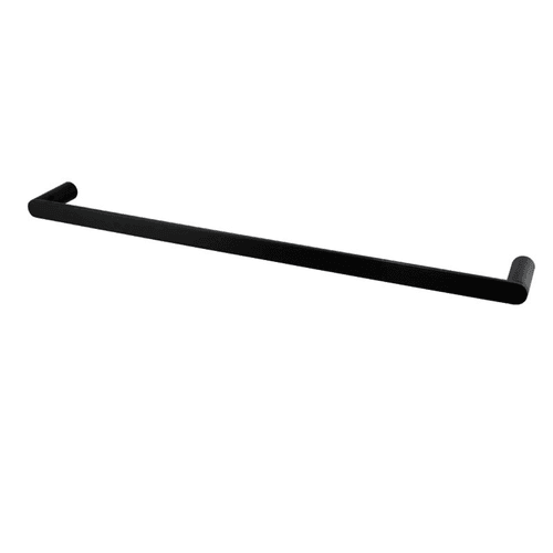 Rushy Single Towel Rail 800mm Matte Black