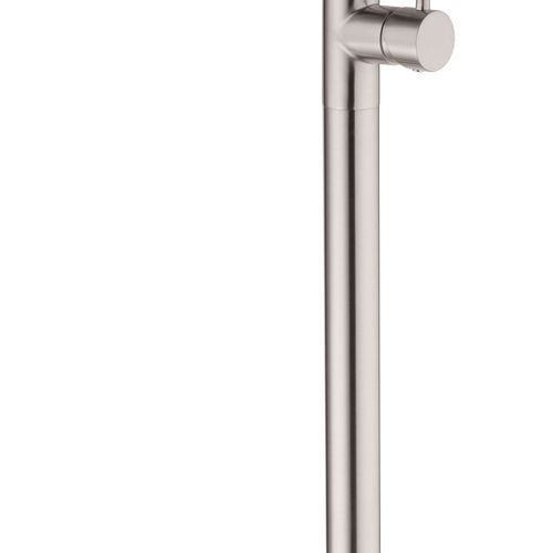Mecca Freestanding Bath Mixer Brushed Nickel
