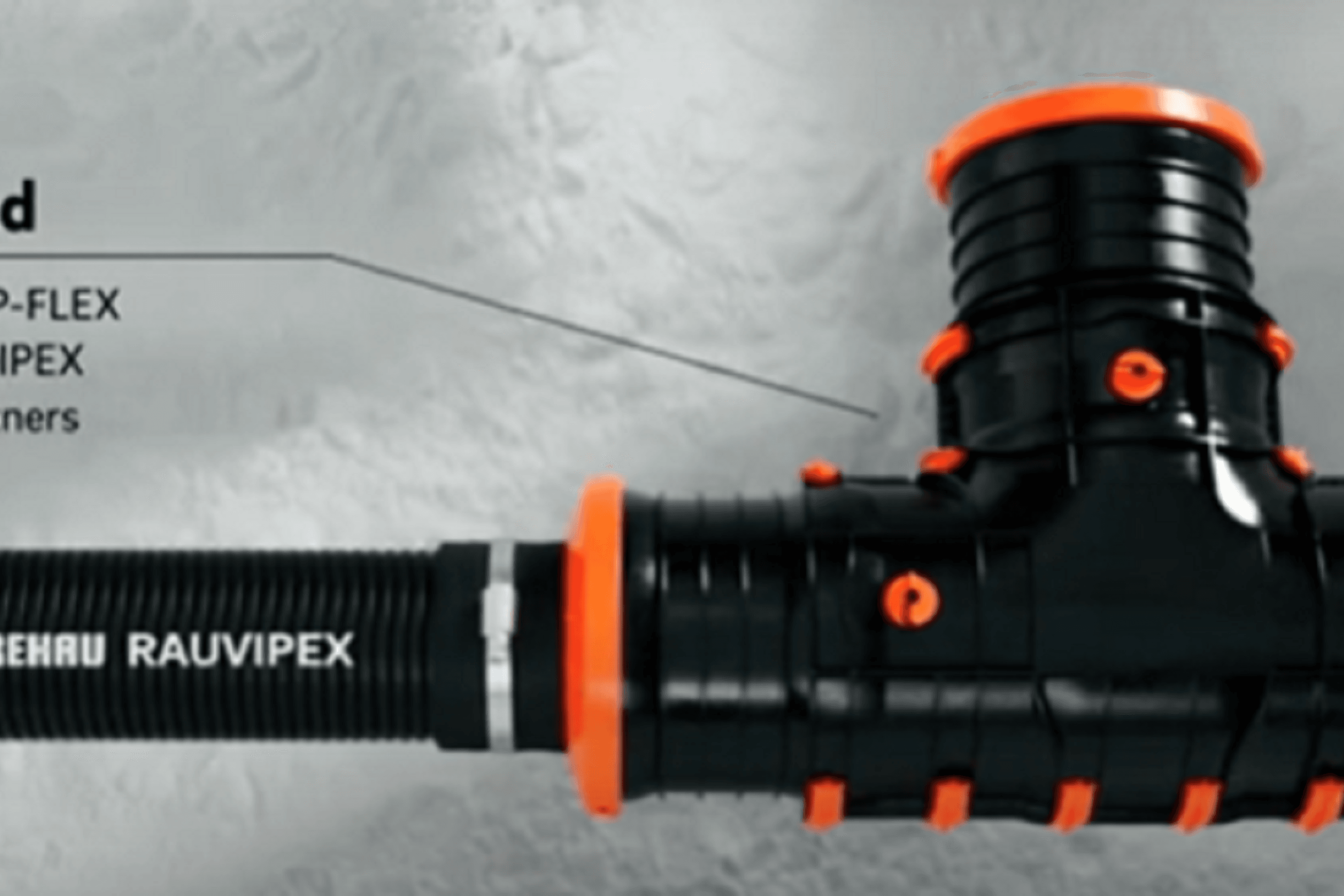 Rehau RAUVIPEX Pre-Insulated Pipe Heating System