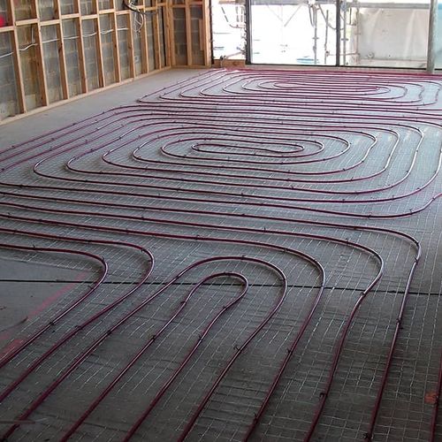 Screed Hydronic Floor Heating