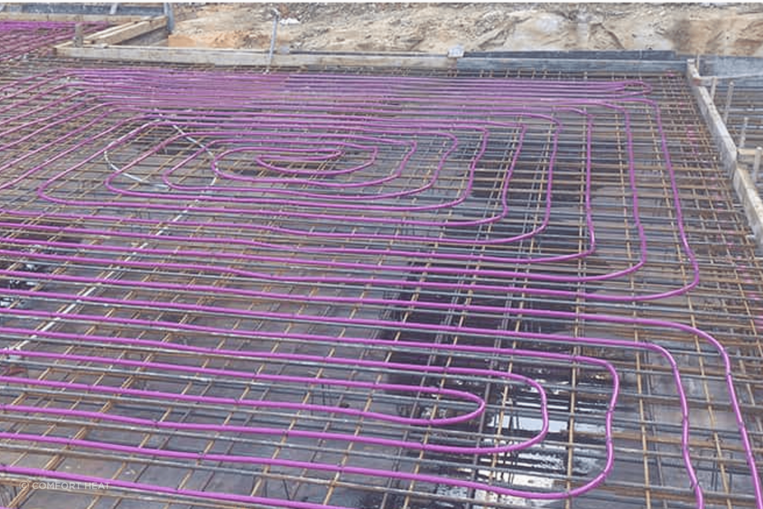 Slab Hydronic Floor Heating