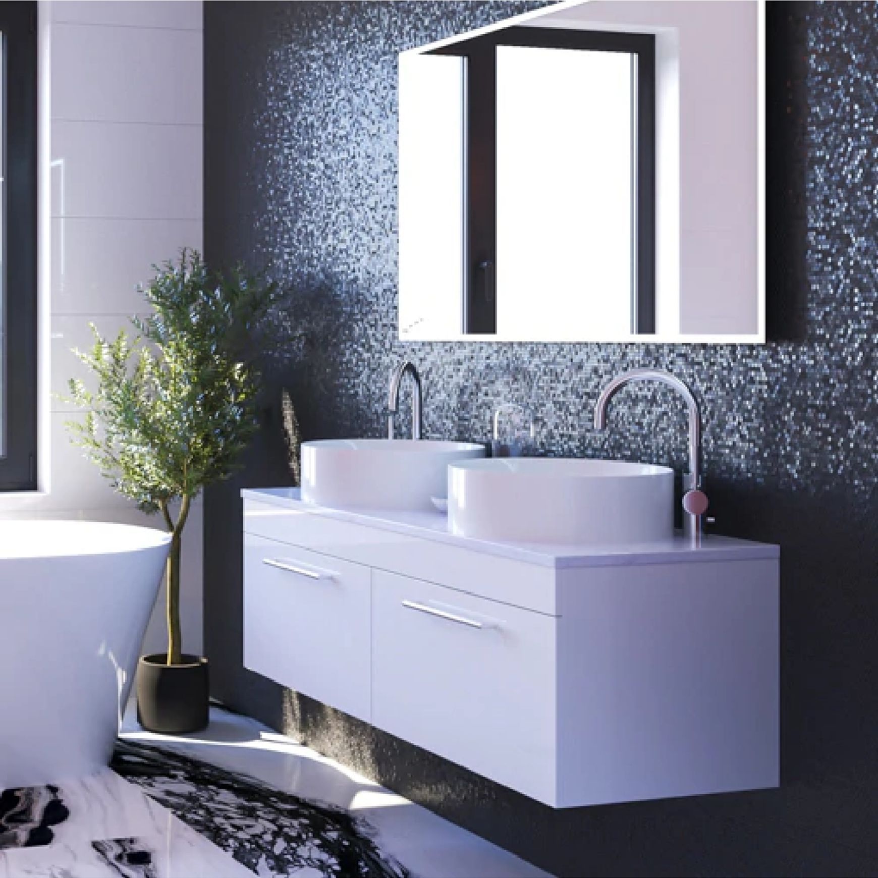 Skye Wall Hung Vanity