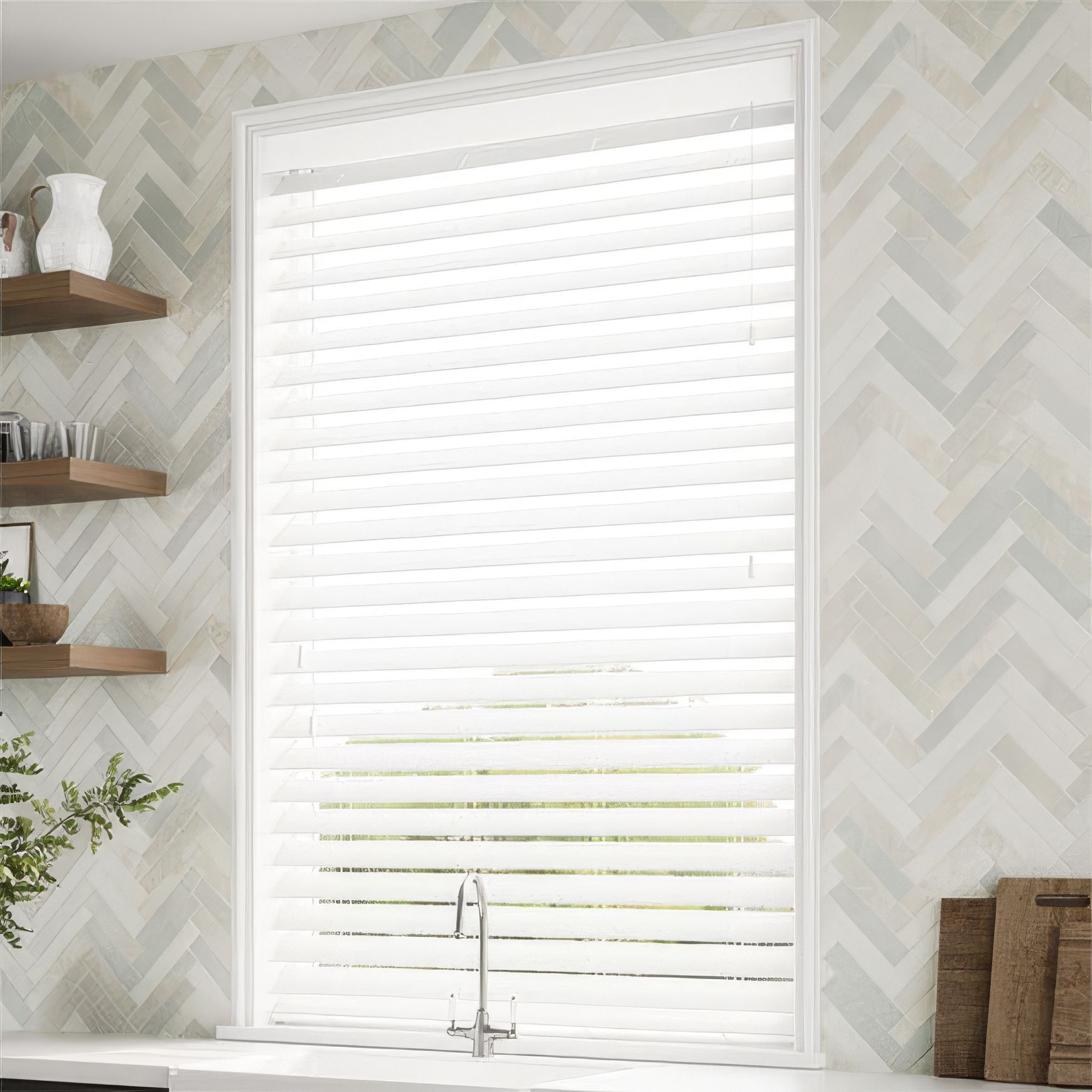 Express PVC Pristine White 63mm | Venetian Blinds