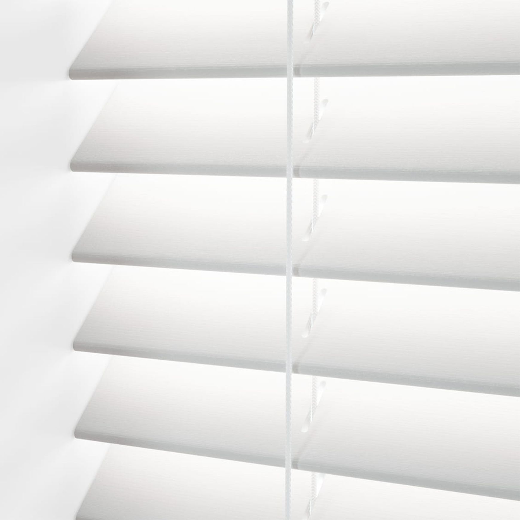 Express Pure White Wooden 63mm | Venetian Blinds