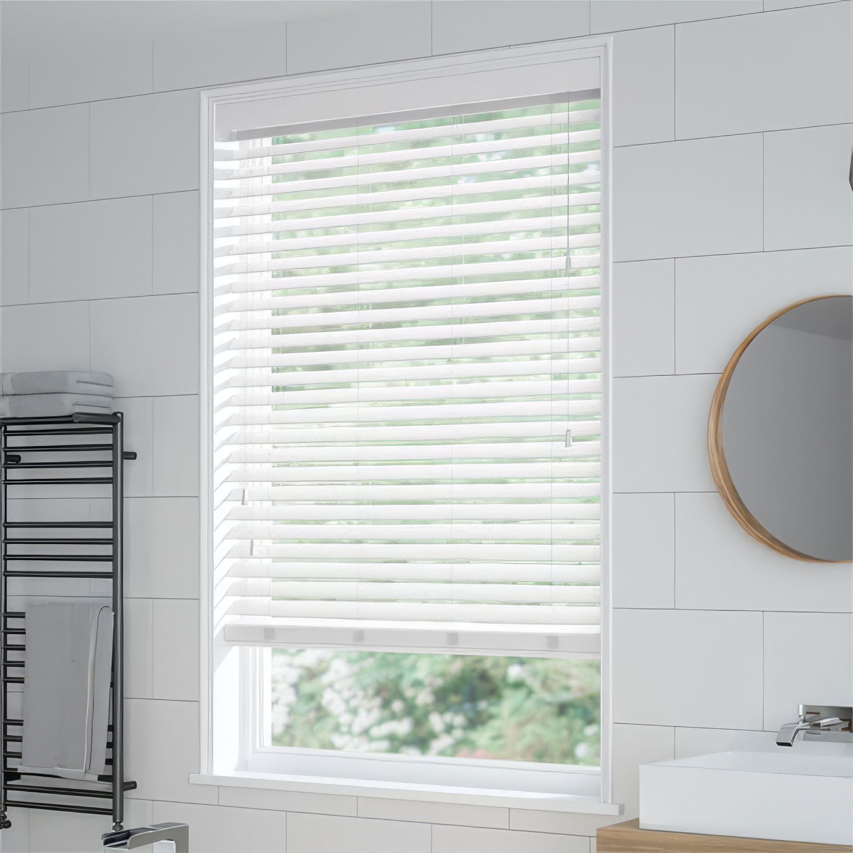 Express Pure White Wooden 50mm | Venetian Blinds