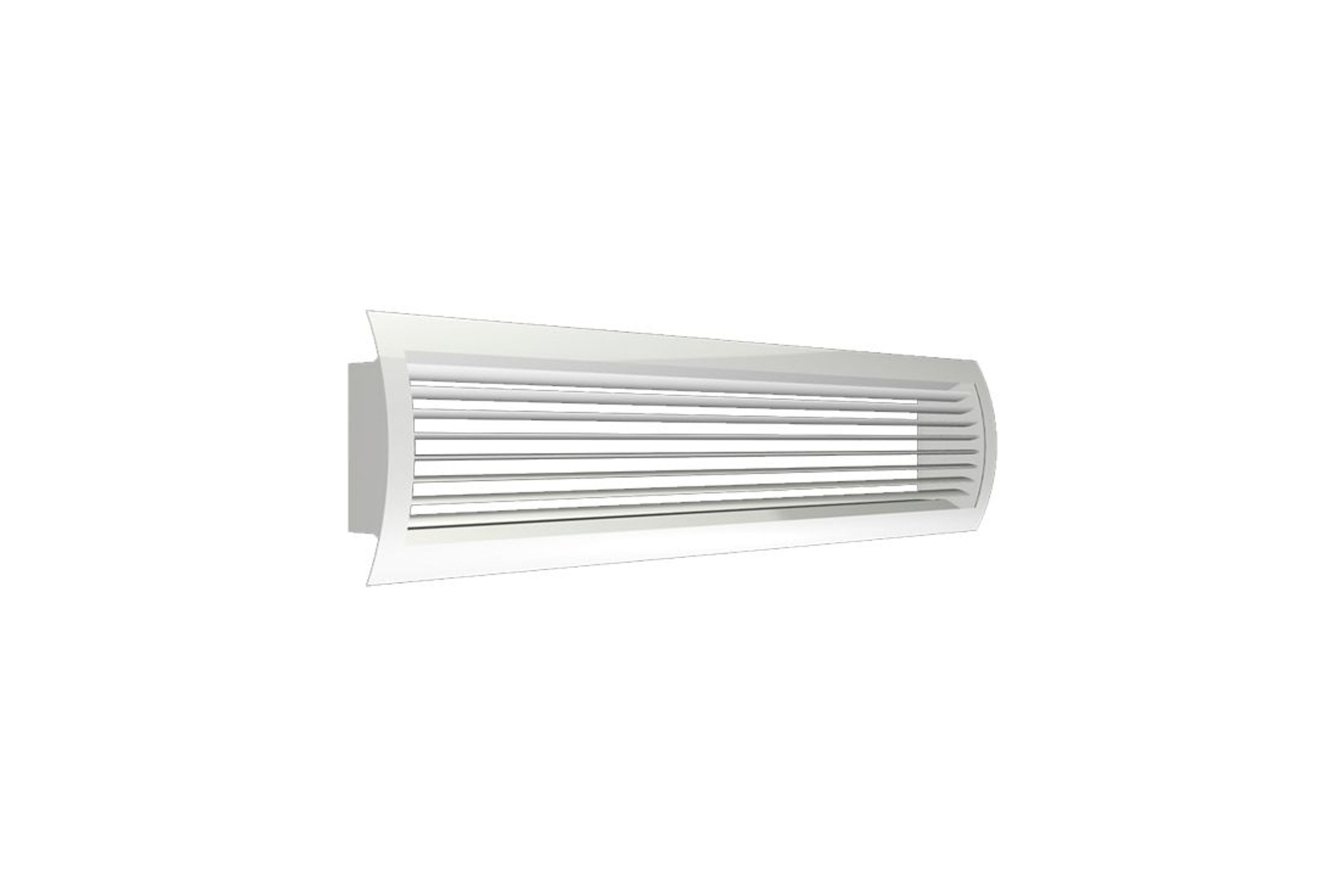TLC-SD Aluminium Curved Face Single Deflection Registers