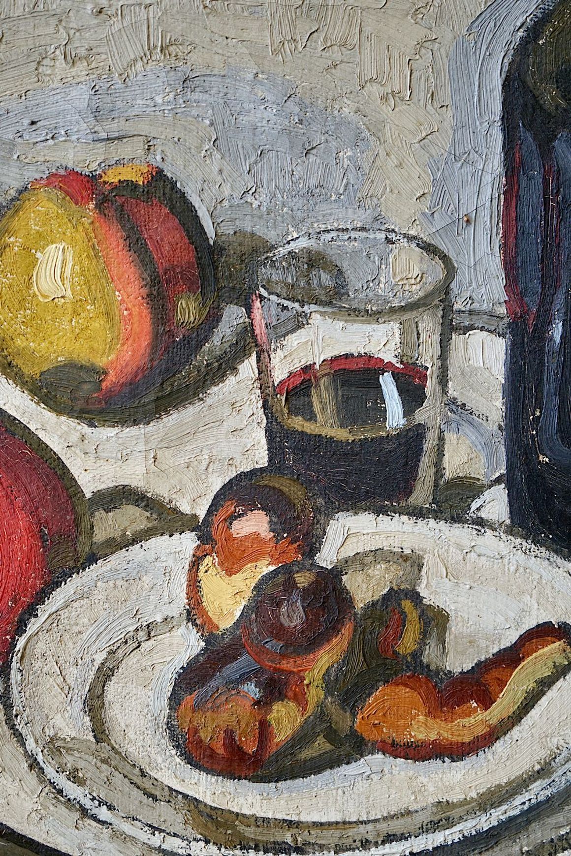 French Antique Still-Life Oil Painting