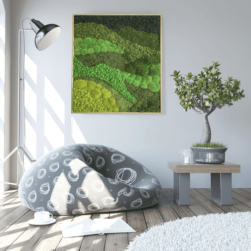 Moss Wall Art - Rolling Hills