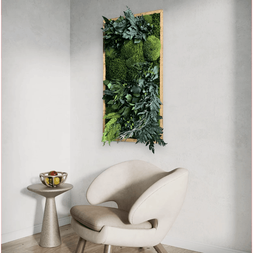 Moss Wall Art - Wild Ferns
