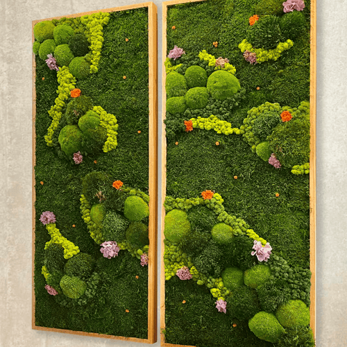 Moss Wall Art - Lavender Hills