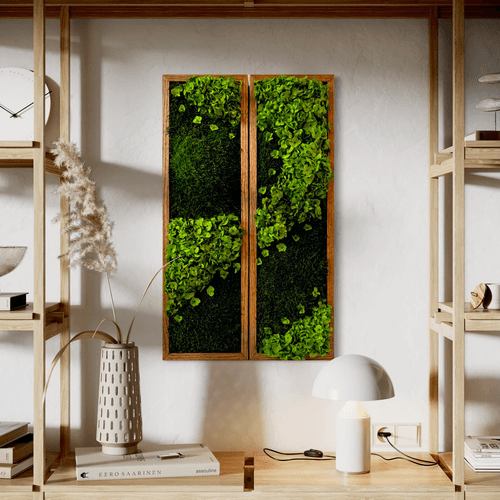 Moss x Hydrangea Wall Art - Horten Duo