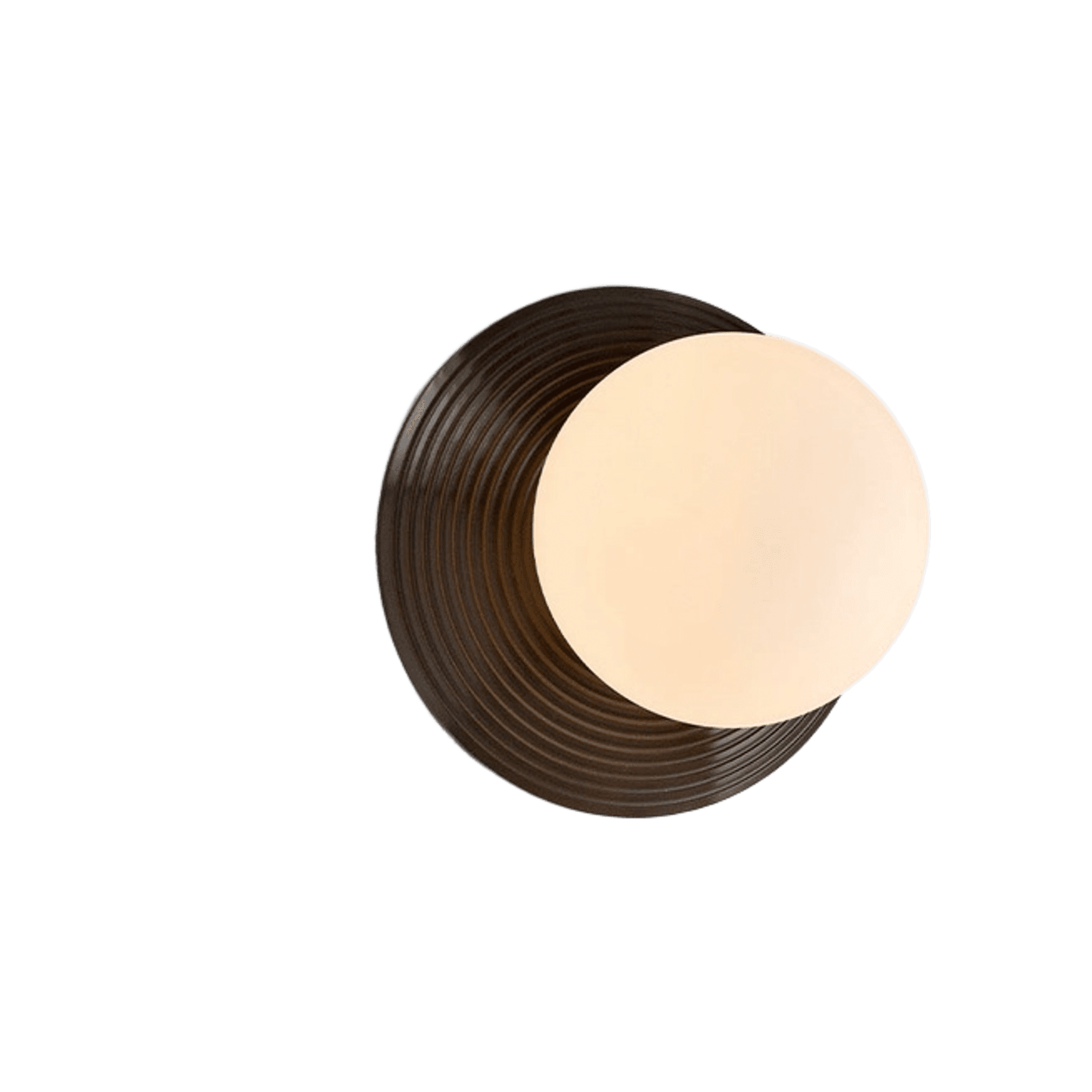 Orbit Brass Wall Light