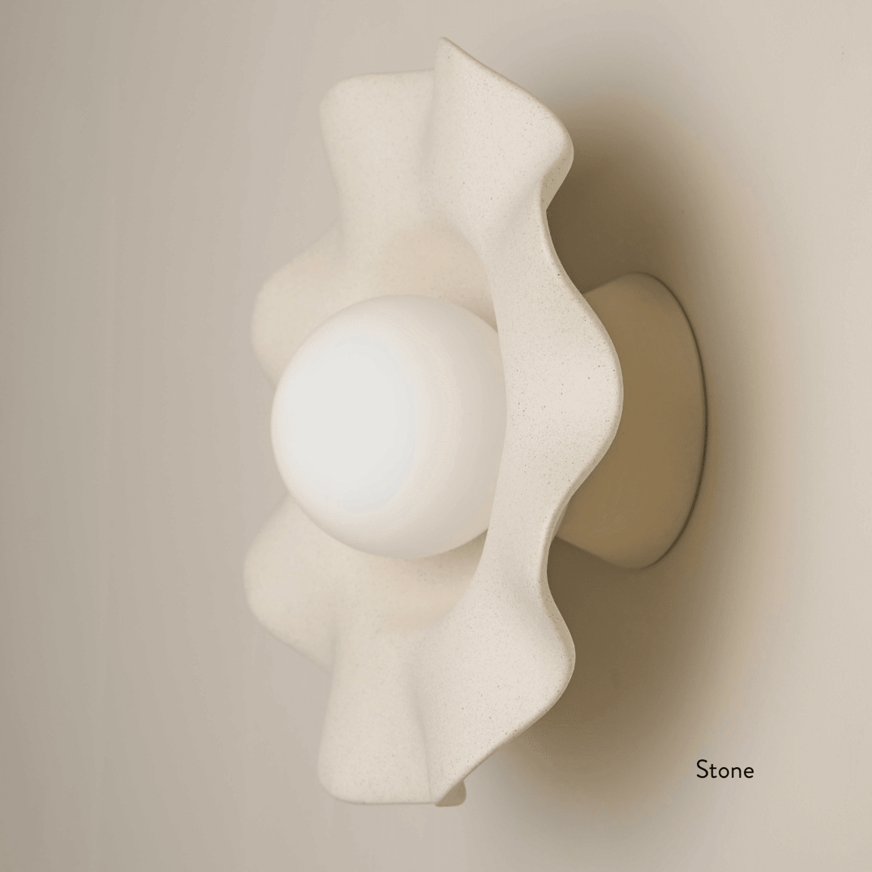 Ceramic Wall Pearl Sconce Light