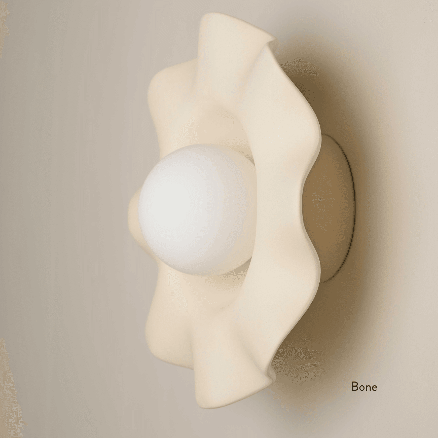 Ceramic Wall Pearl Sconce Light
