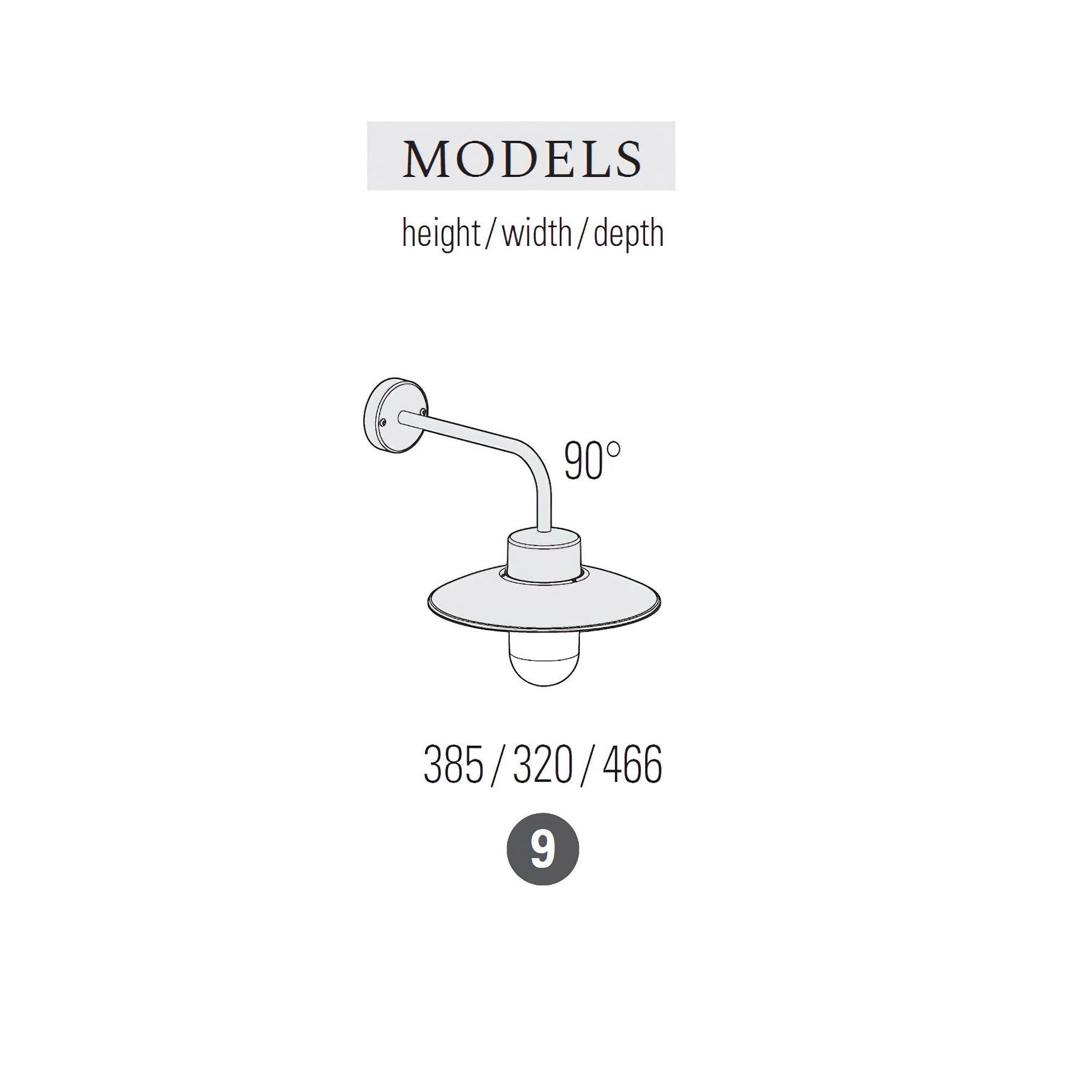 Belcour Model 9 Wall Light