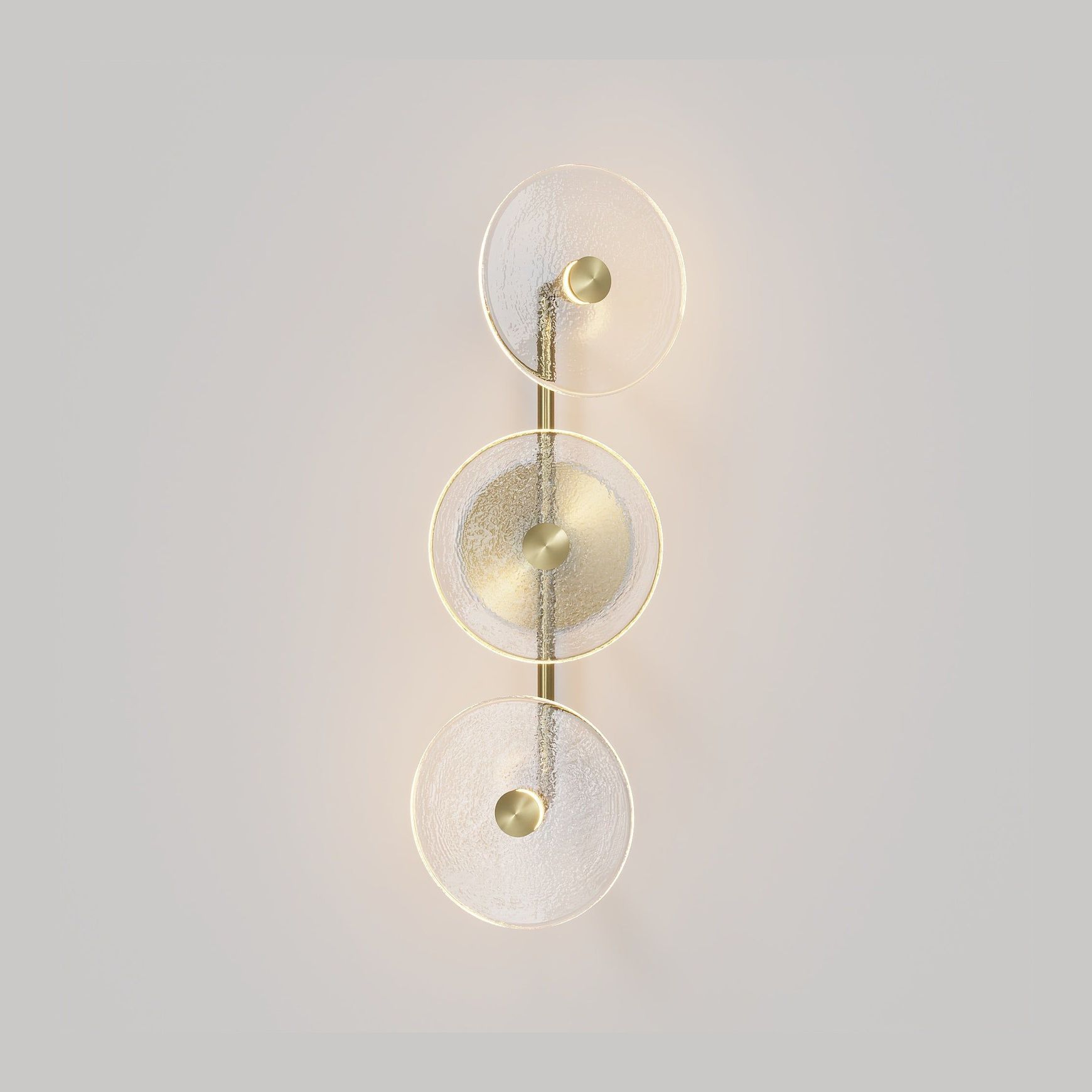 Coral Trio Rod Wall Light - (Off-Centered)
