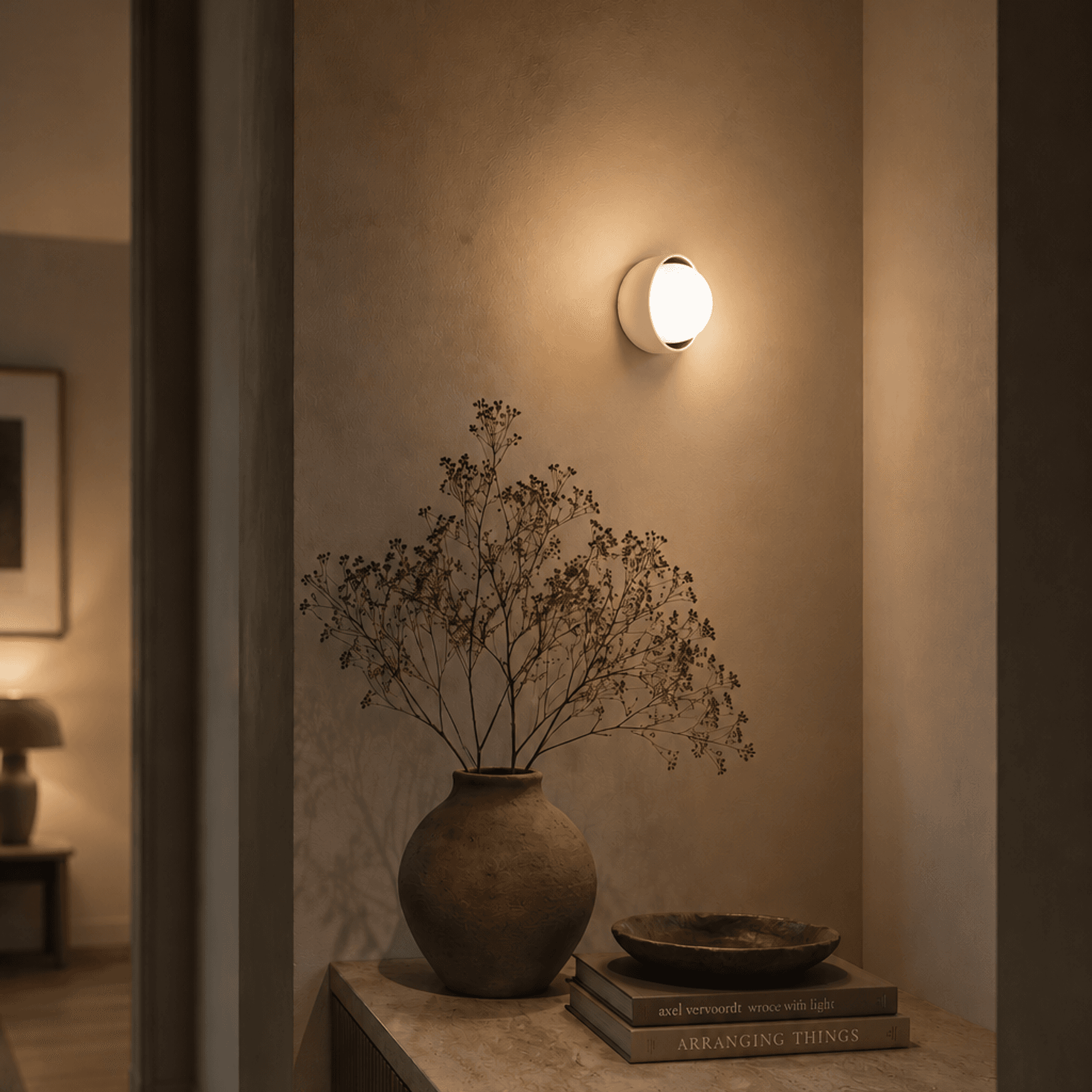 Gyro Porcelain Wall Light