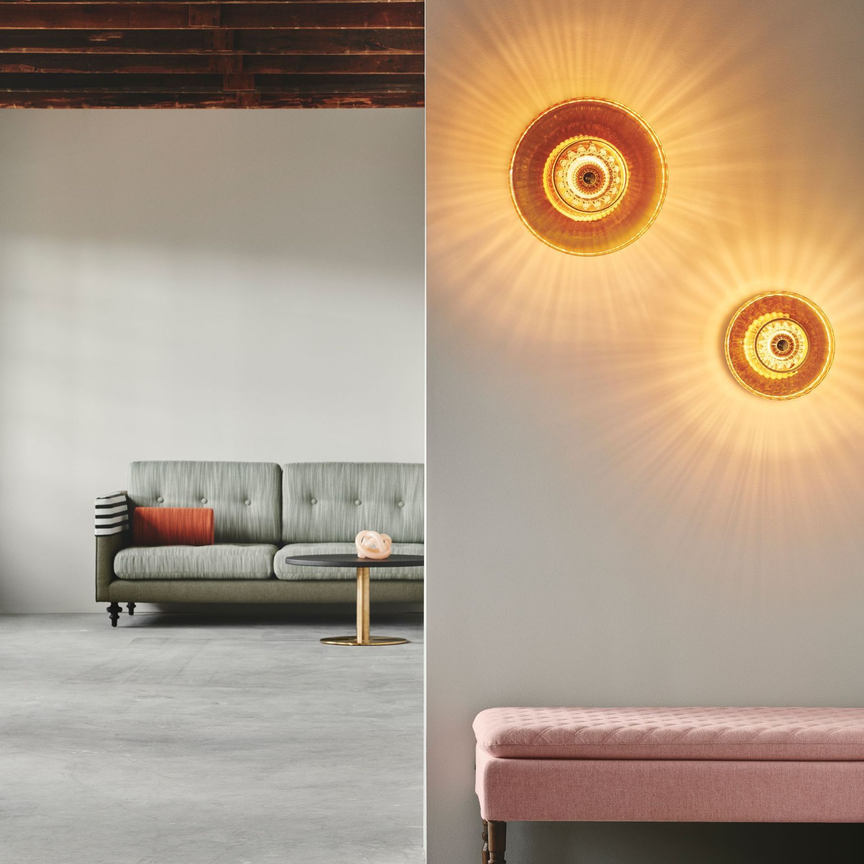 New Wave Optic XL 38cm Wall Light