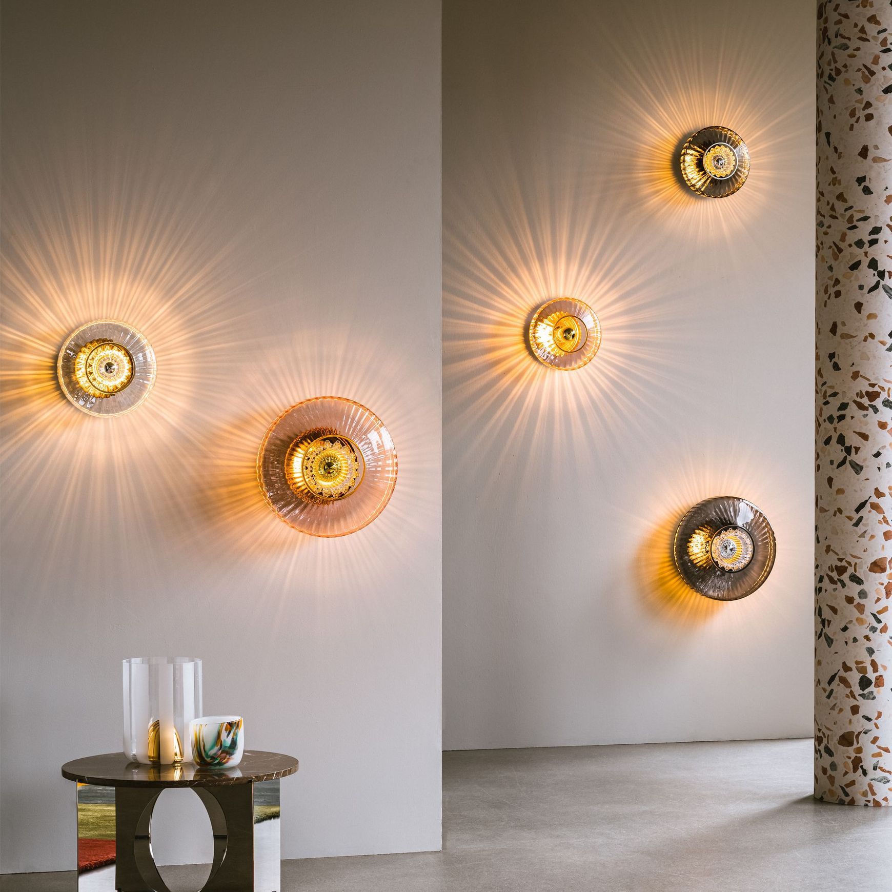 New Wave Optic XL 38cm Wall Light